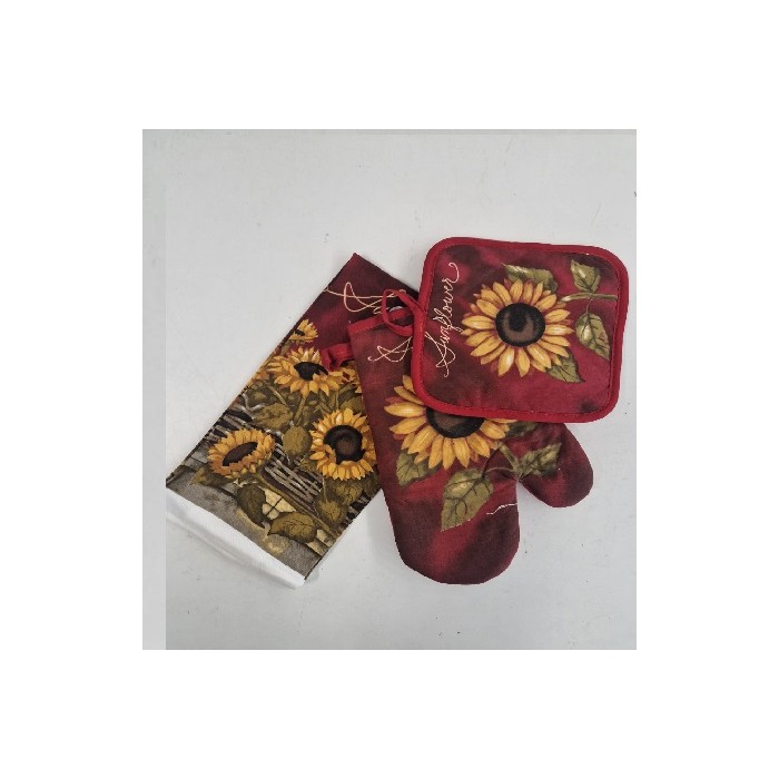 set girasoli 3 pezzi
