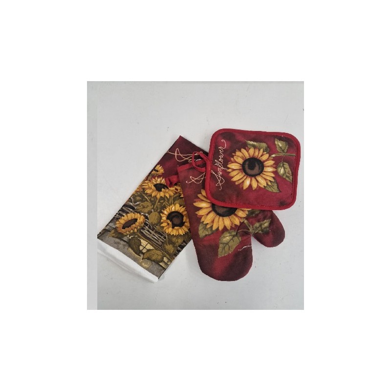 set girasoli 3 pezzi