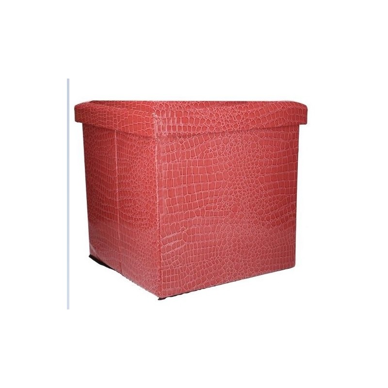 puff ecopelle quadro pieghevole