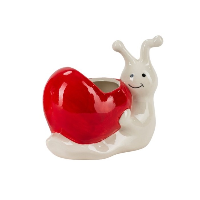 vasetto ceramica lumachina...