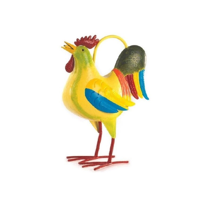 annaffiatoio gallo giallo multicolor