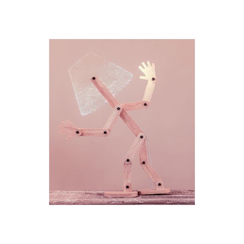 lampada omino a led 3D